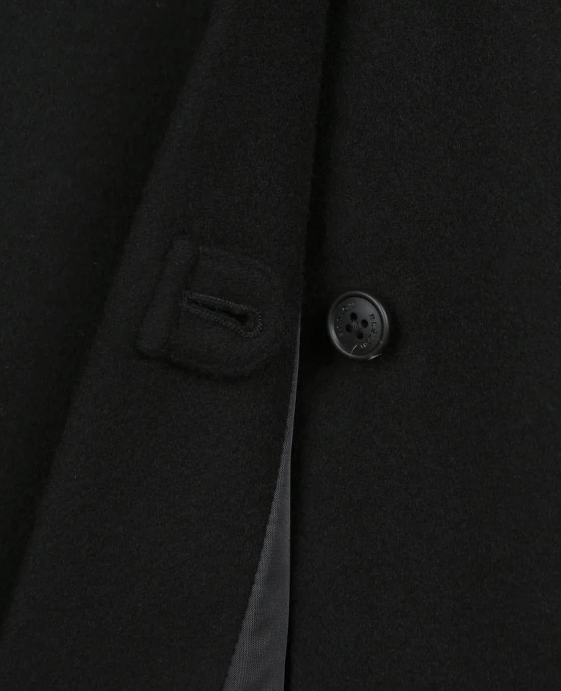 비슬로우 오버사이즈 캐시미어 싱글코트 블랙 XL 상품이미지6