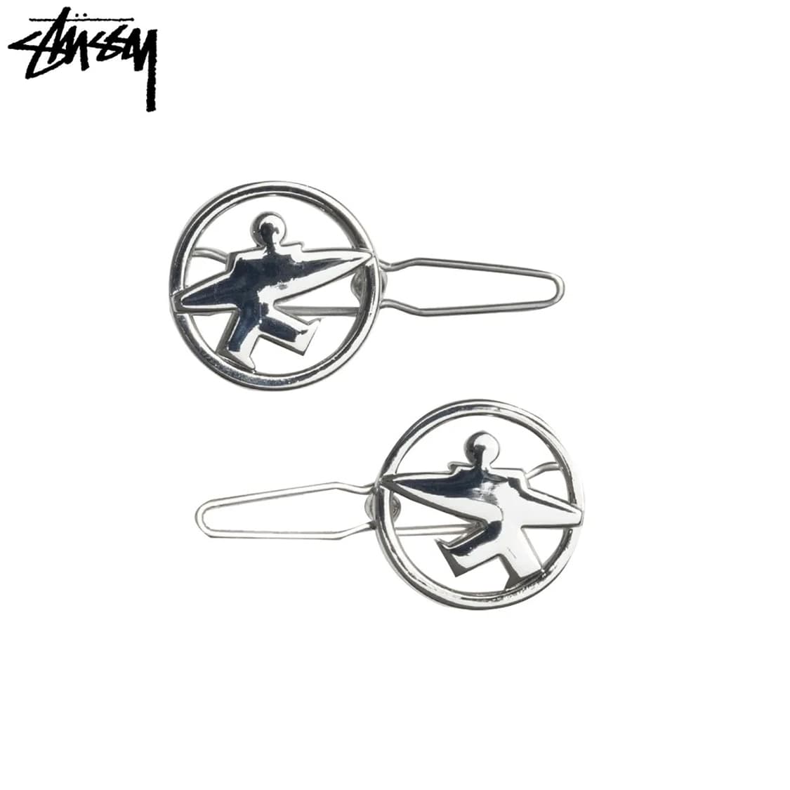 스투시 Stussy 서퍼맨 헤어클립 헤어핀 상품이미지1