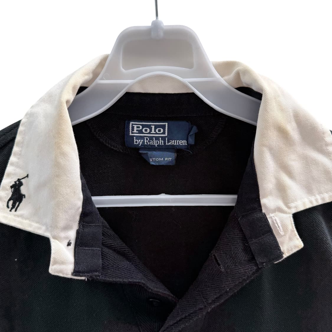 [L] 폴로 블랙 럭비 카라티 상품이미지5
