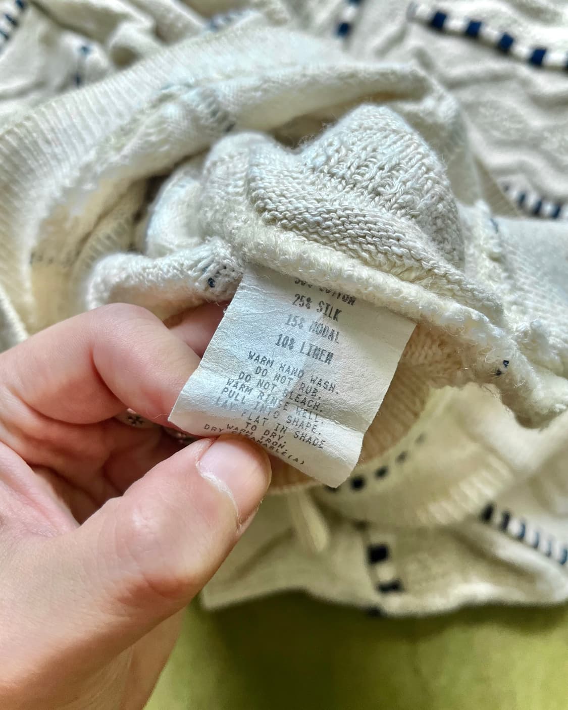 1990s Limnos Austraila Old Cable Knit 상품이미지9