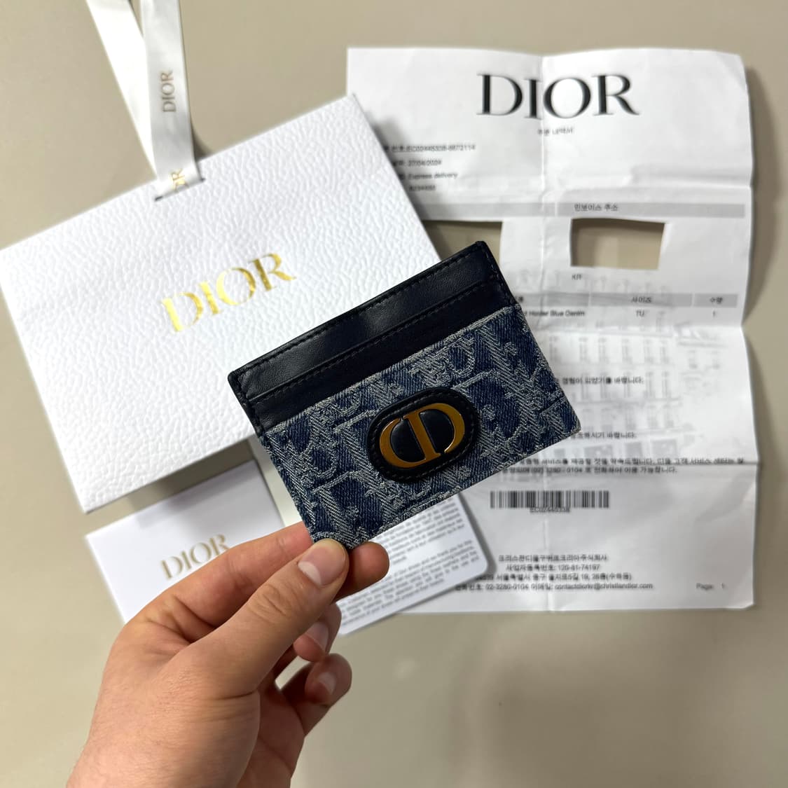 [백화점판/당일출고]디올 오블리크 몽테인 카드지갑 상품이미지5