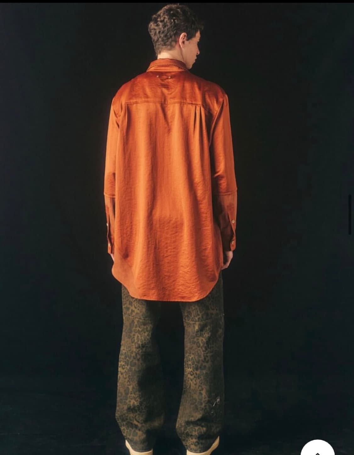 앤더슨벨 빅카라 커브드 롱 셔츠 S 상품이미지2