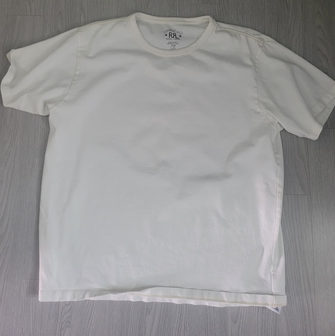 RRL(더블알엘)릴렉스핏 헤비웨이트 저지 티셔츠(L) 상품이미지5