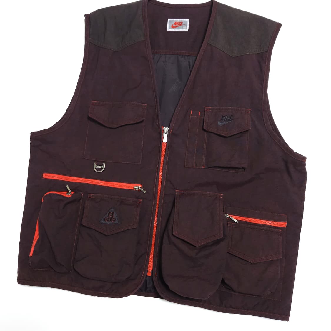 나이키 ACG 90s 유틸리티 피싱 베스트 조끼 버건디 상품이미지4
