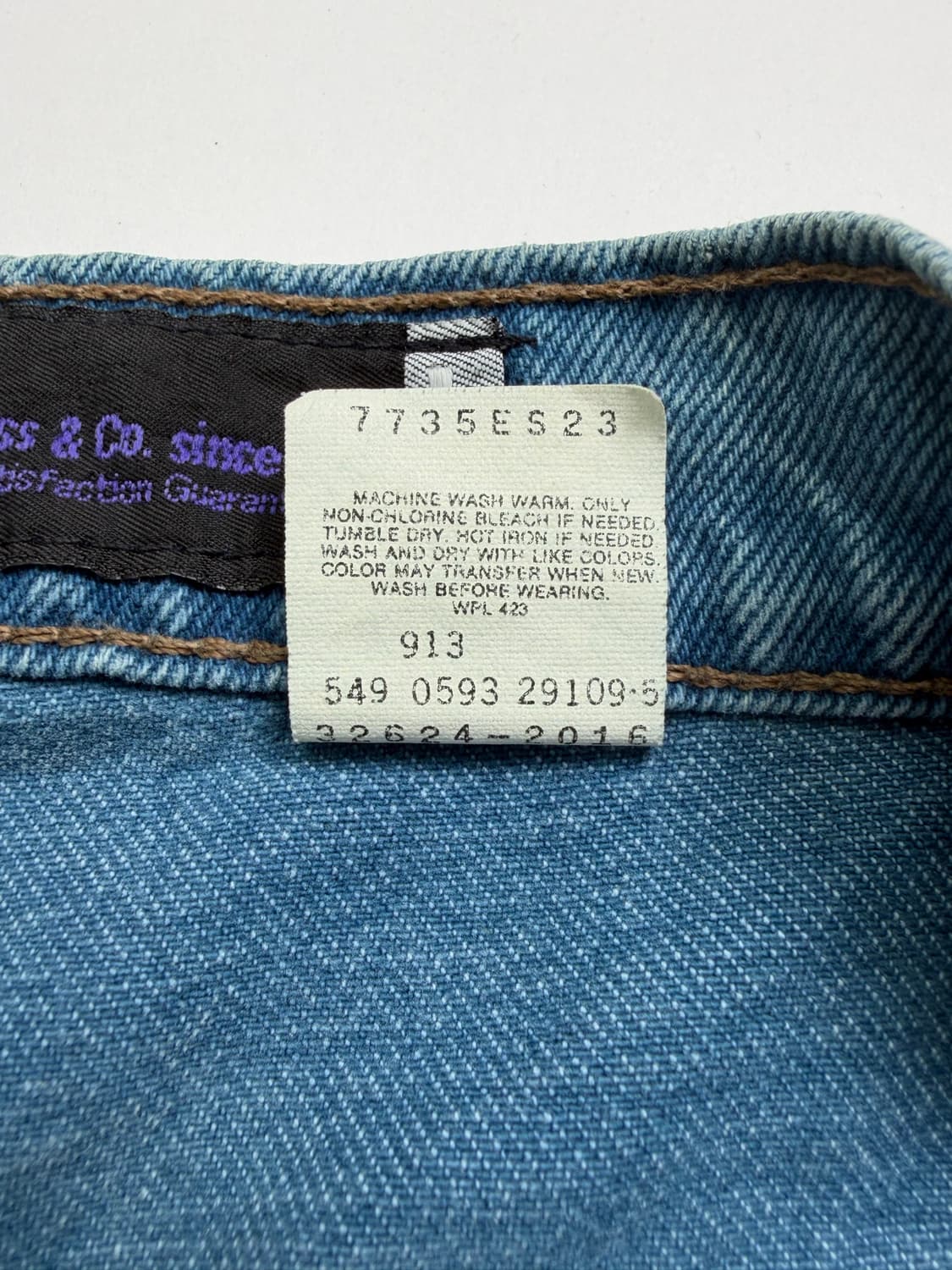 90s Levi’s SilverTab Shorts (blue) 상품이미지4