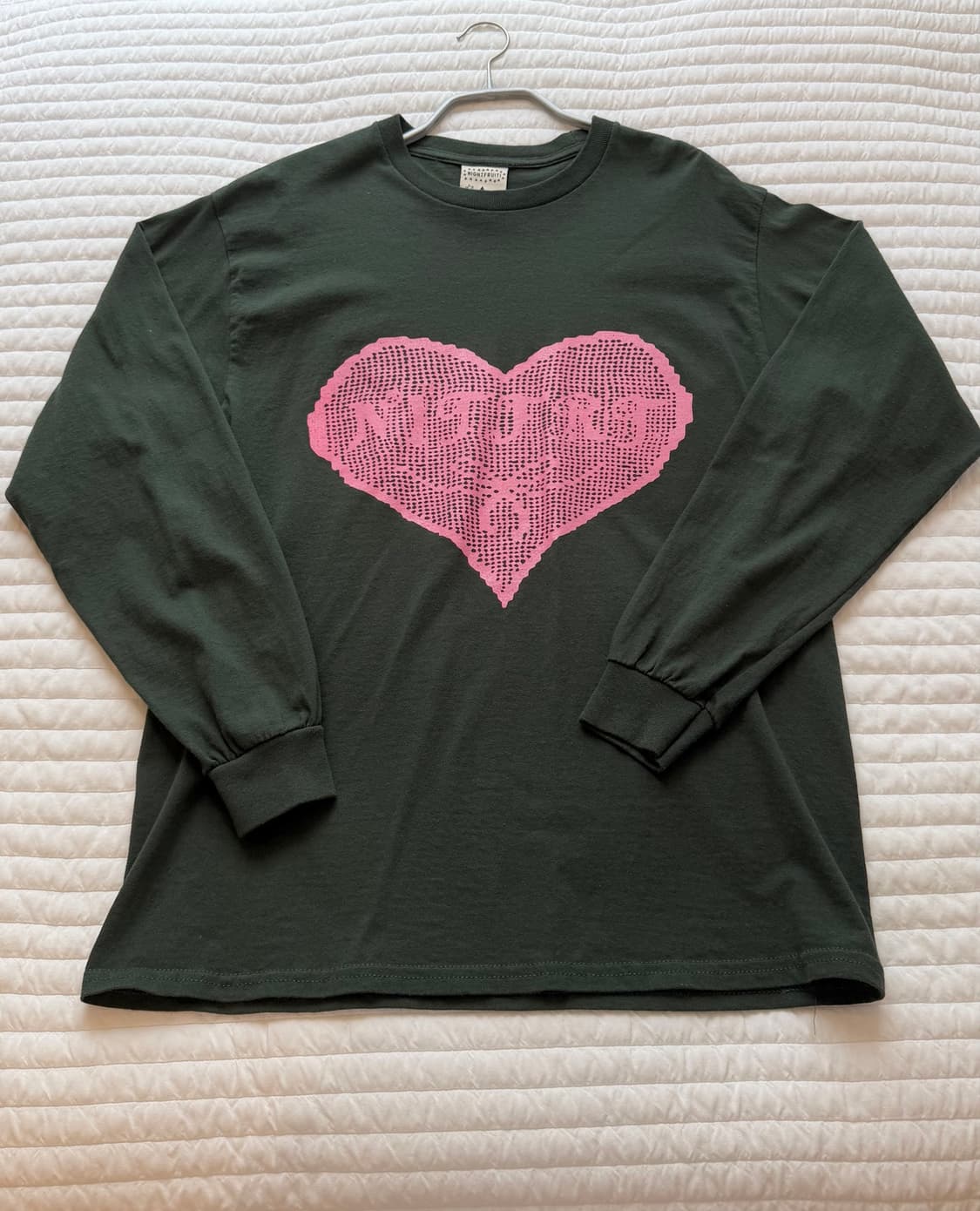 나이트프루티 Heart bomb loose sleeve tee 상품이미지3