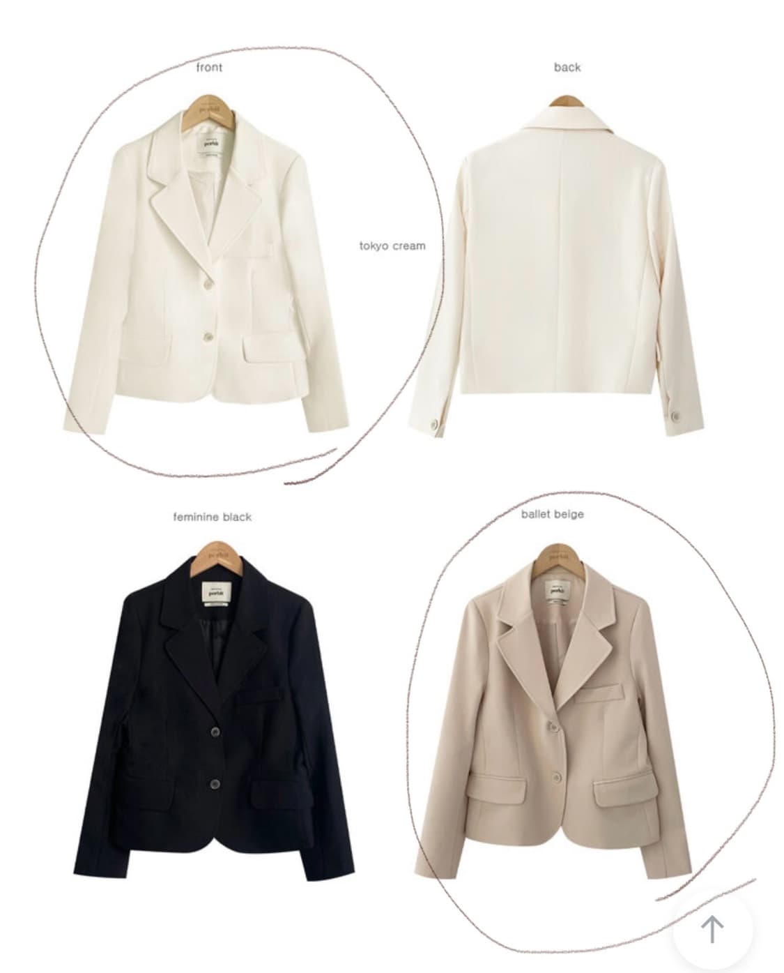 퍼빗 네즈 올타임 자켓 도쿄크림, 발렛베이지 상품이미지1