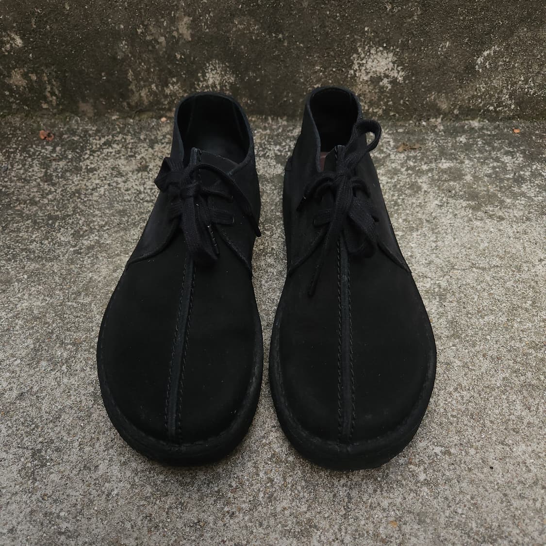 [255] 클락스 데저트 트랙 블랙 스웨이드 상품이미지2