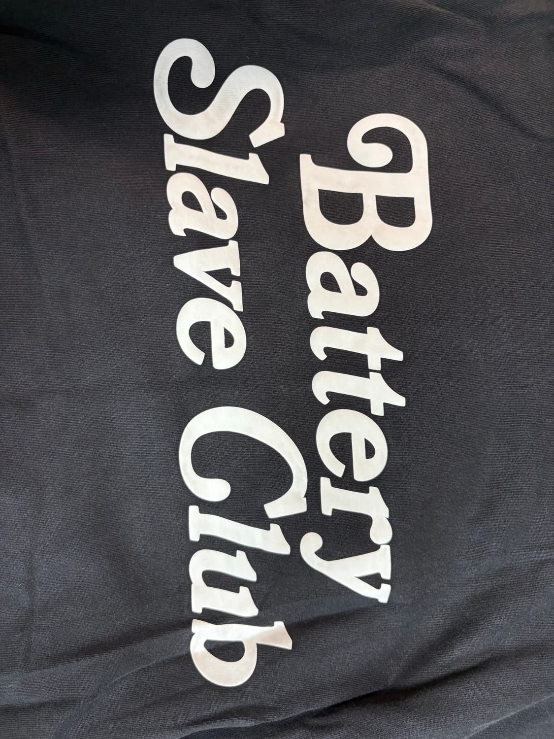 extraordinary Battery Slave Club 검정 반팔티  상품이미지5