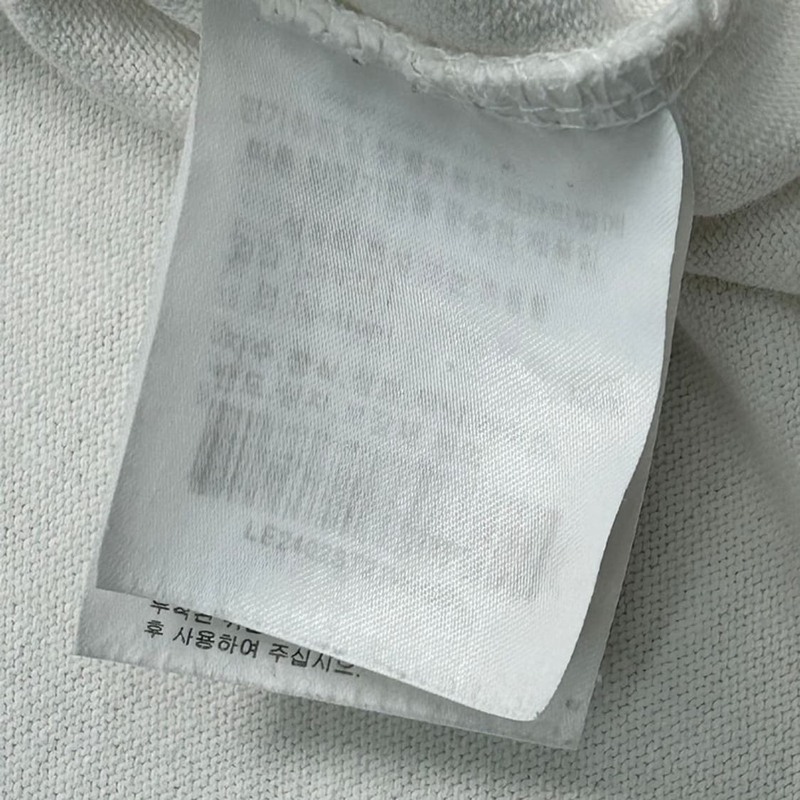 LEE 반팔티 화이트 L 상품이미지7