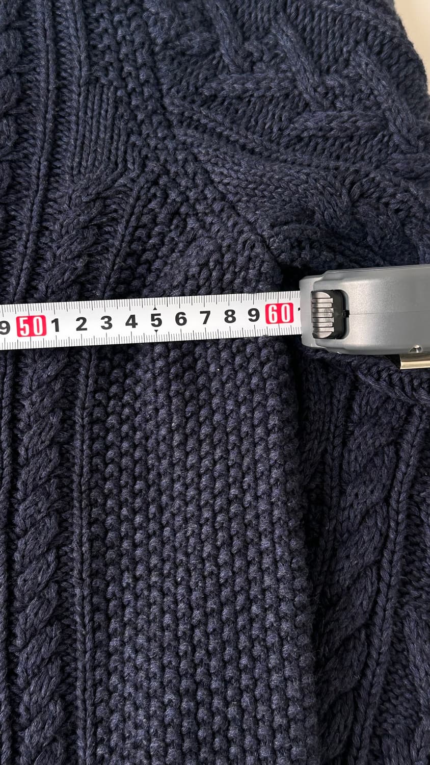 폴로 캐시미어 아란 니트  XL 상품이미지6