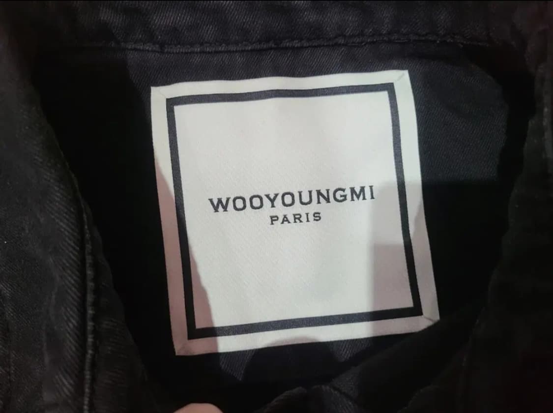 21SS 우영미 백로고 오버핏 데님셔츠 상품이미지5