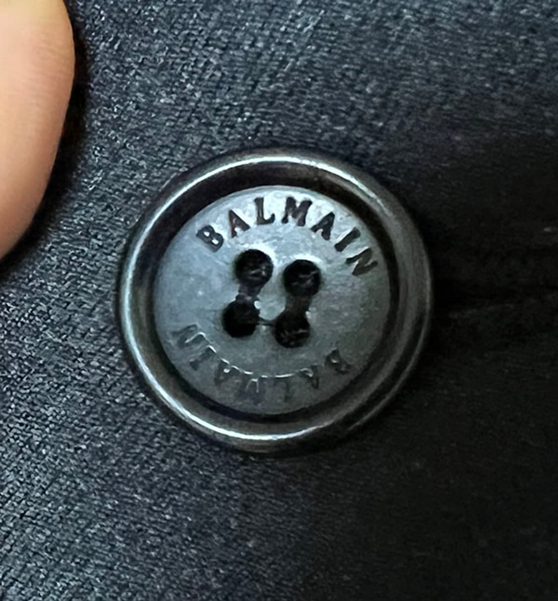 BALMAIN 발망 라이센스 3버튼 울 남자 블레이저 블랙 XL 105 상품이미지3