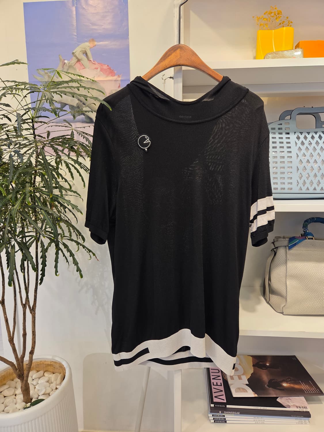 가이거 골프 니트 후드티 상품이미지1