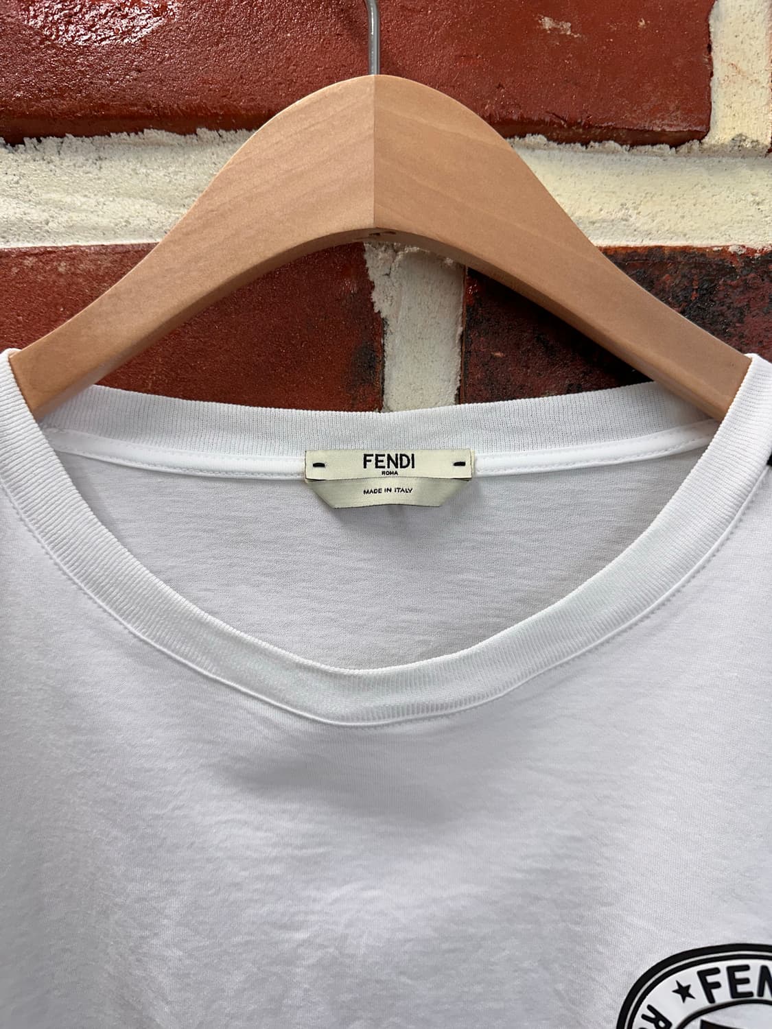 (S)펜디 FF로고 라이닝 크롭 반팔티 상품이미지2