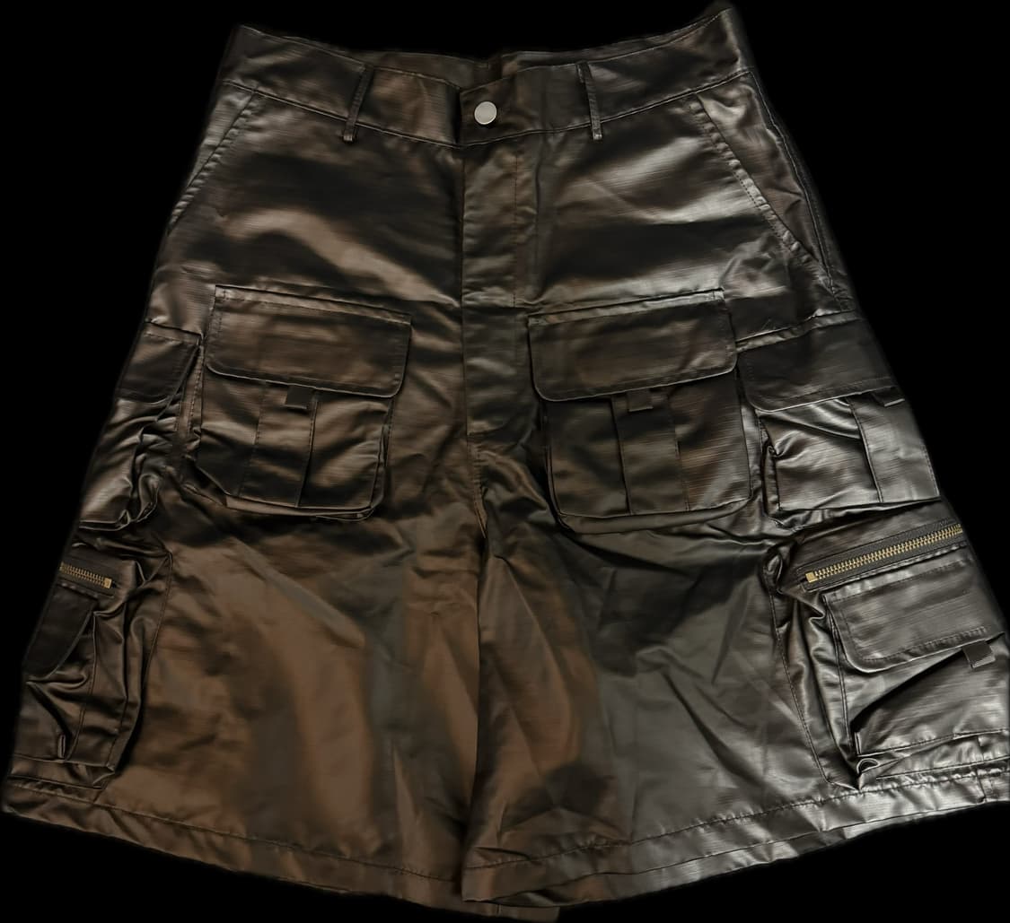 레더 버뮤다 카고 팬츠  상품이미지1