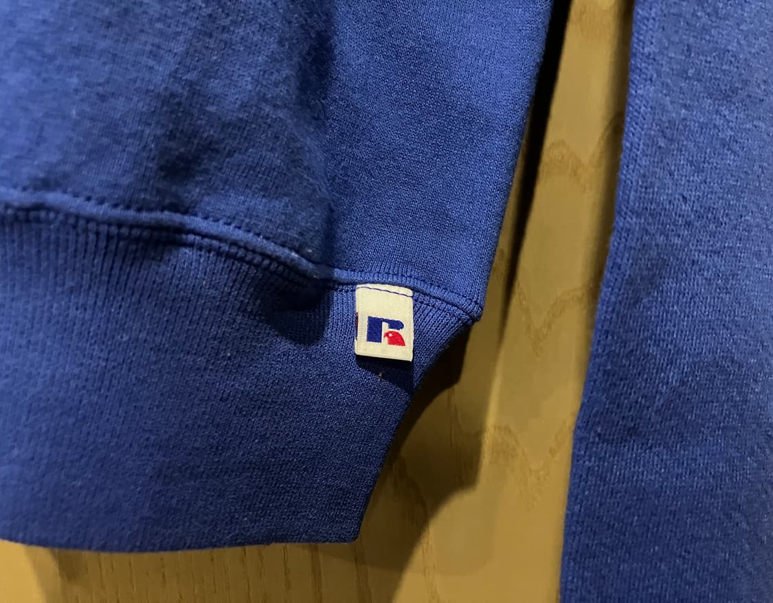 빈티지 90s Russell 러셀 스웻셔츠 블루 (M 95) 스탠스미스 상품이미지6