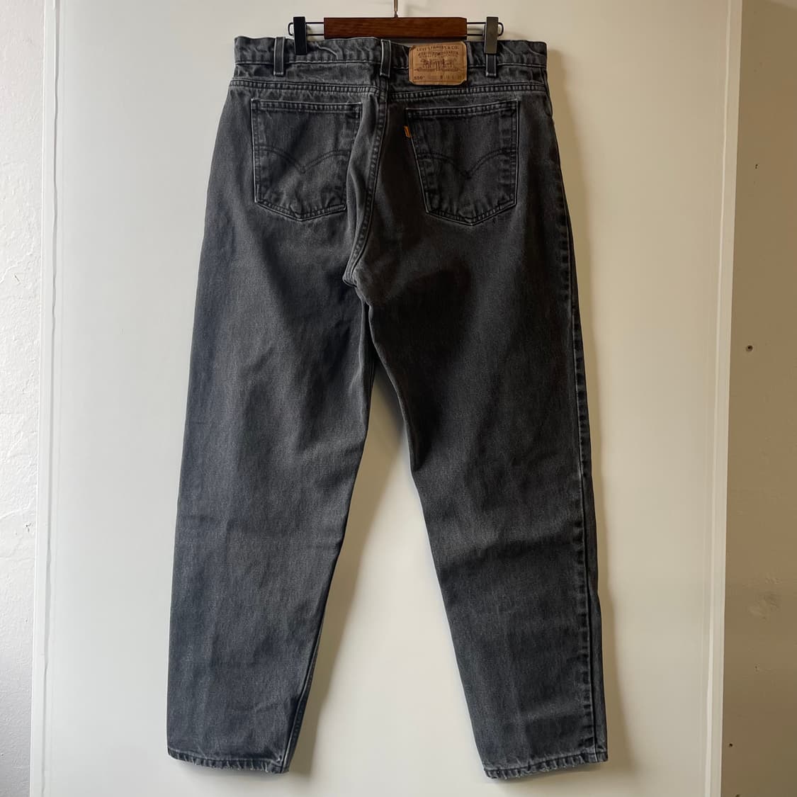 90s 리바이스550 흑청데님팬츠 상품이미지6