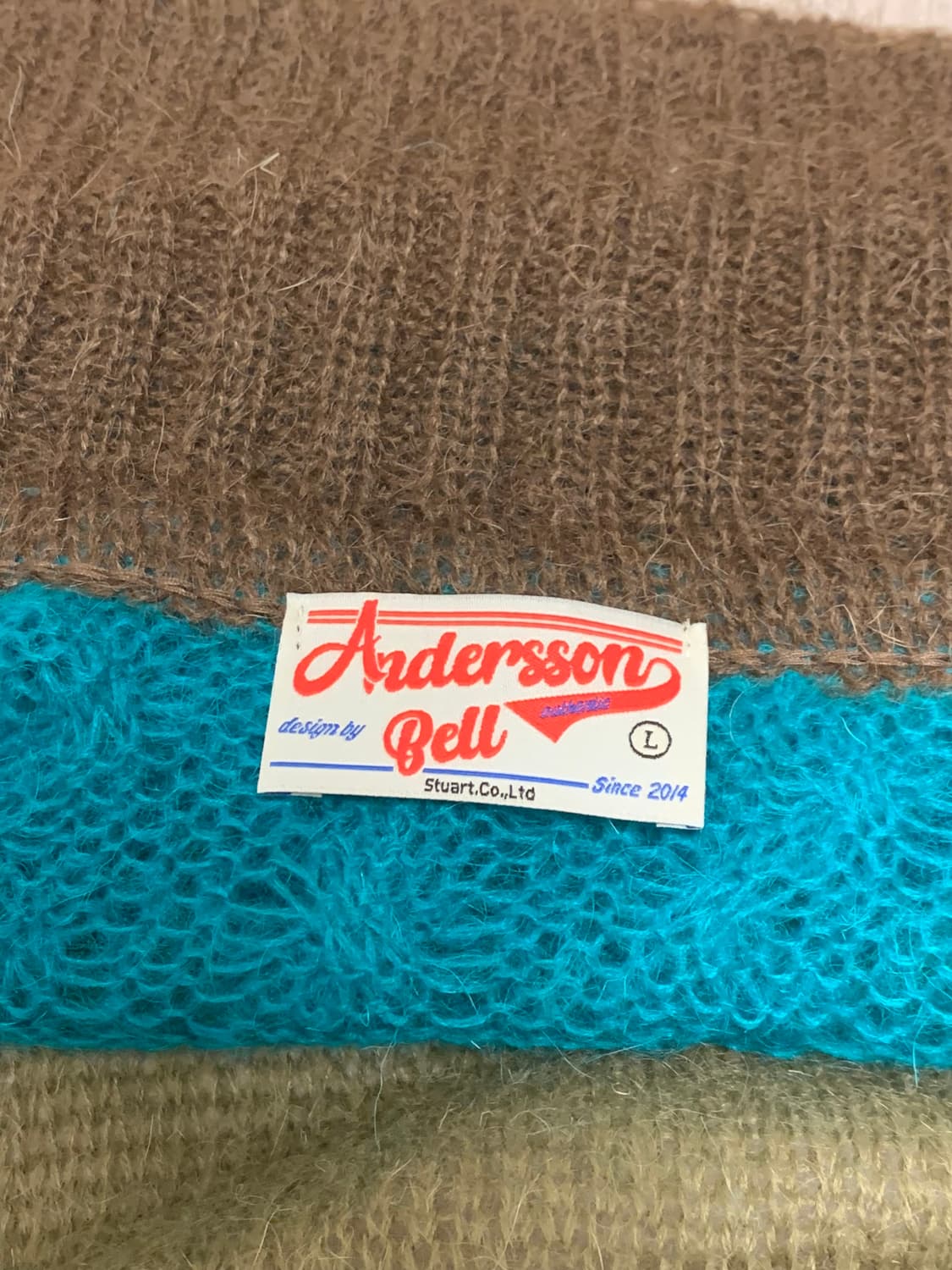 앤더슨벨 모헤어 마테이라 가디건 L 상품이미지7