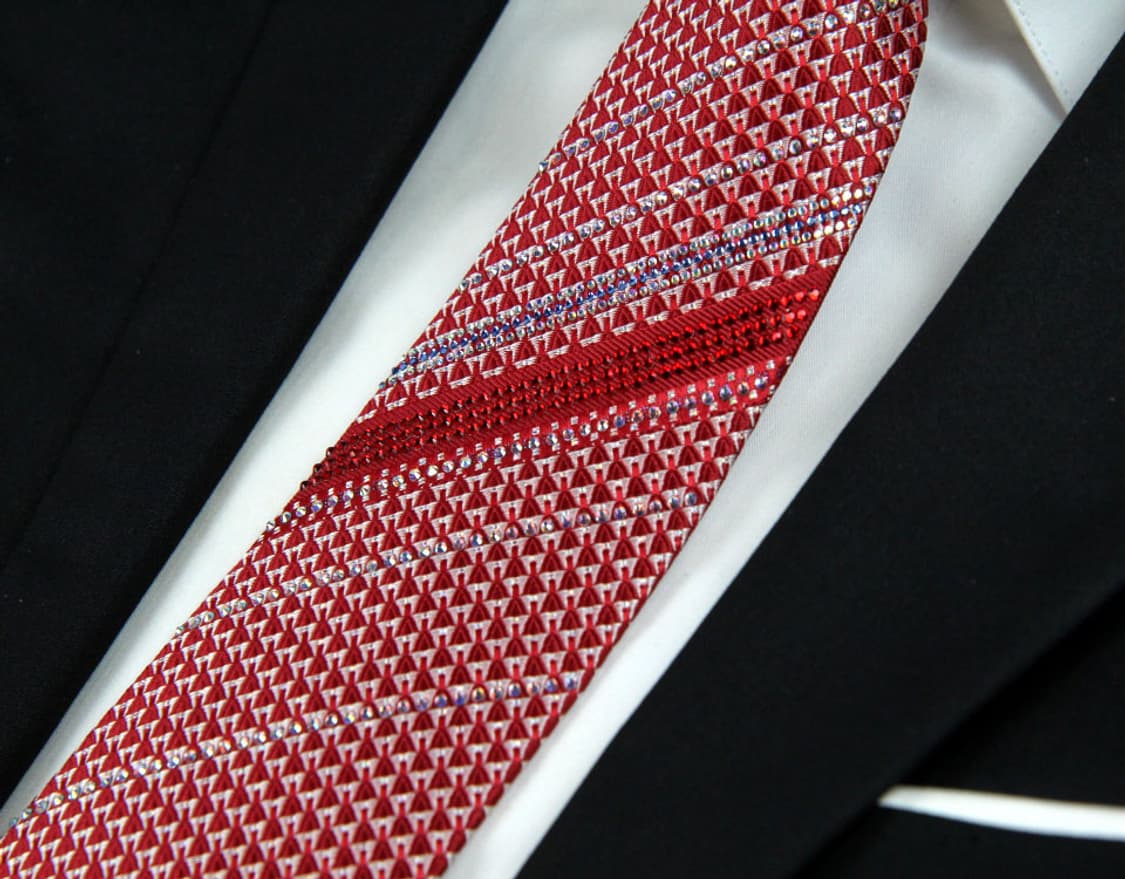 닥스 8cm S등급 큐빅 남자 명품 넥타이 상품이미지5