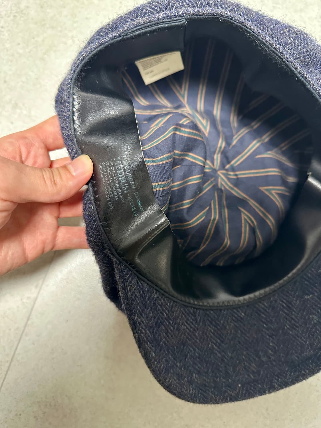 네이버후드 실버 쉘콘초 뉴스보이 캡 / 개츠비캡 상품이미지10