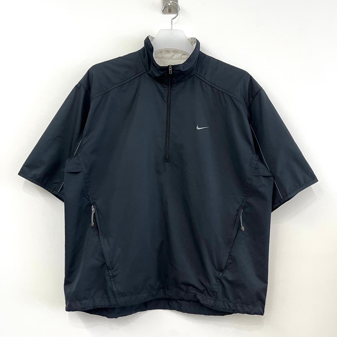 나이키 스우시 아노락 하프집업 반팔 바람막이 자켓 상품이미지2