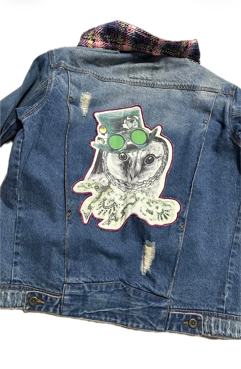 LeShop 르샵 빈티지 패치 데님자켓 / 유니크 청자켓 상품이미지2