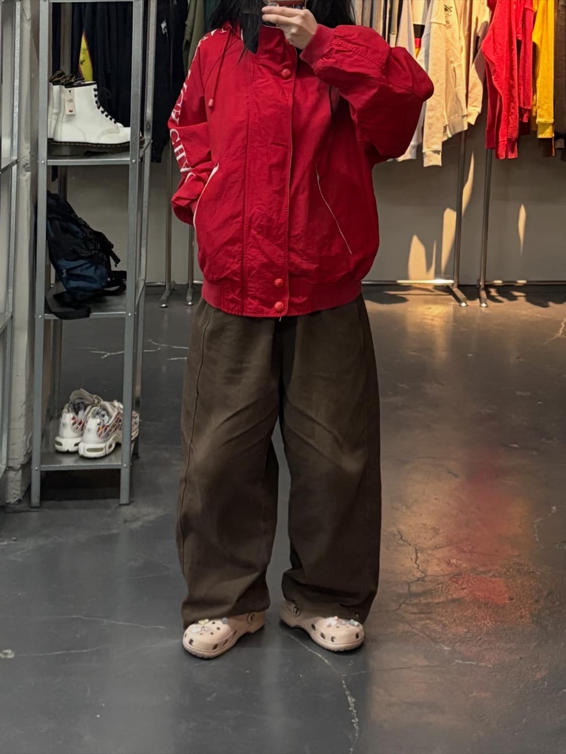 노티카 90s 올드스쿨 스펠아웃 바람막이 자켓 A3052 상품이미지1