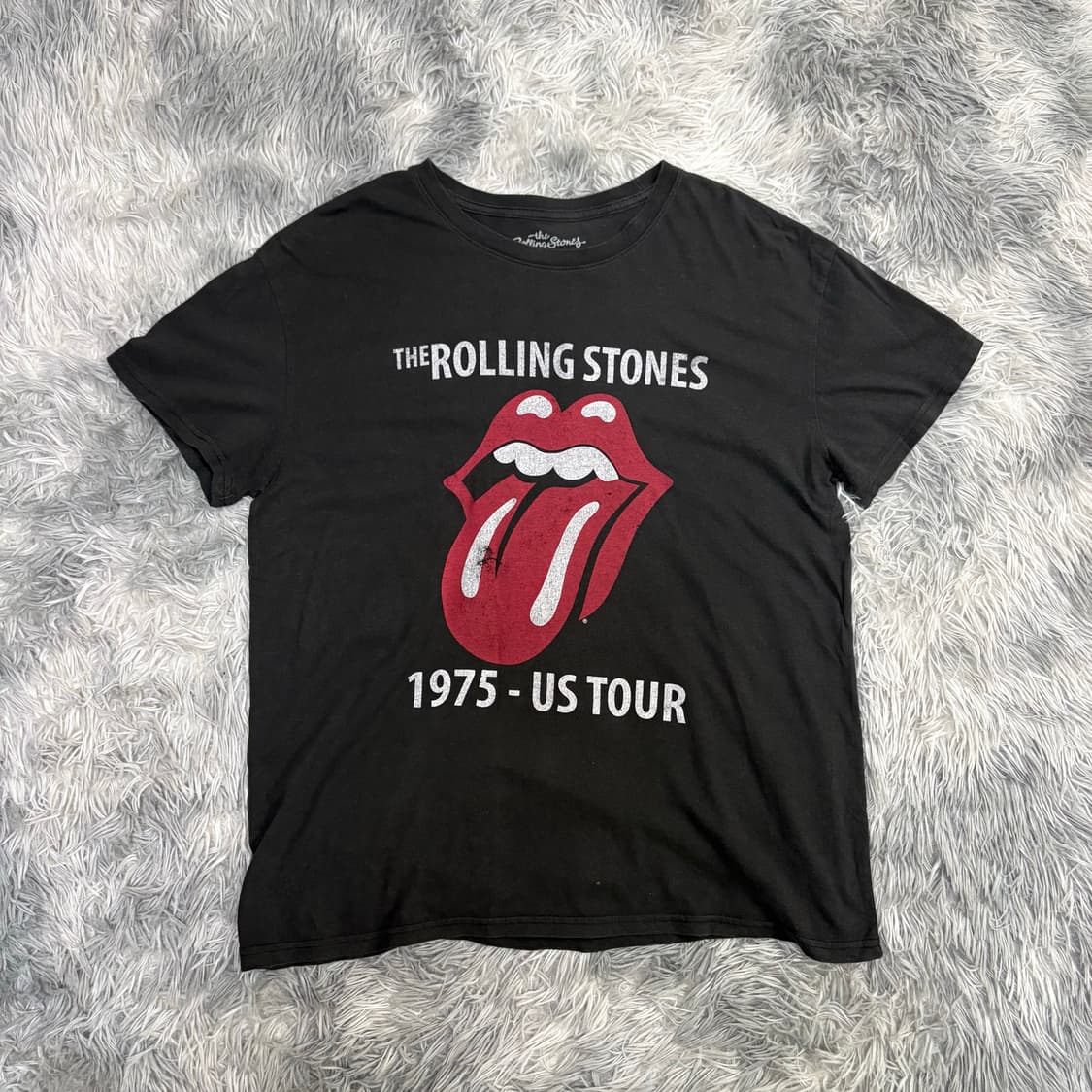 롤링스톤즈 1975 US Tour 티셔츠 faded 상품이미지1