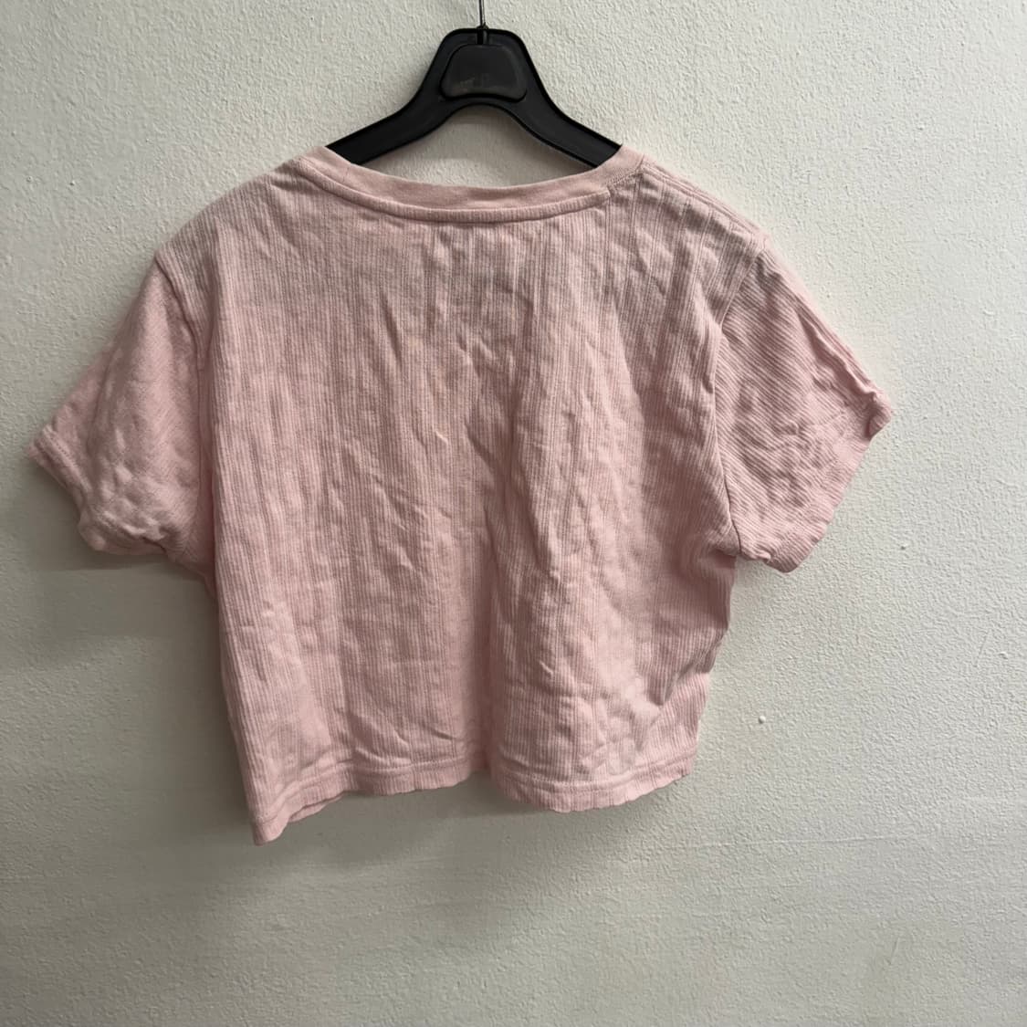 마리떼 프랑소와 저버 크롭 핑크 반팔 티셔츠 (M) 상품이미지4