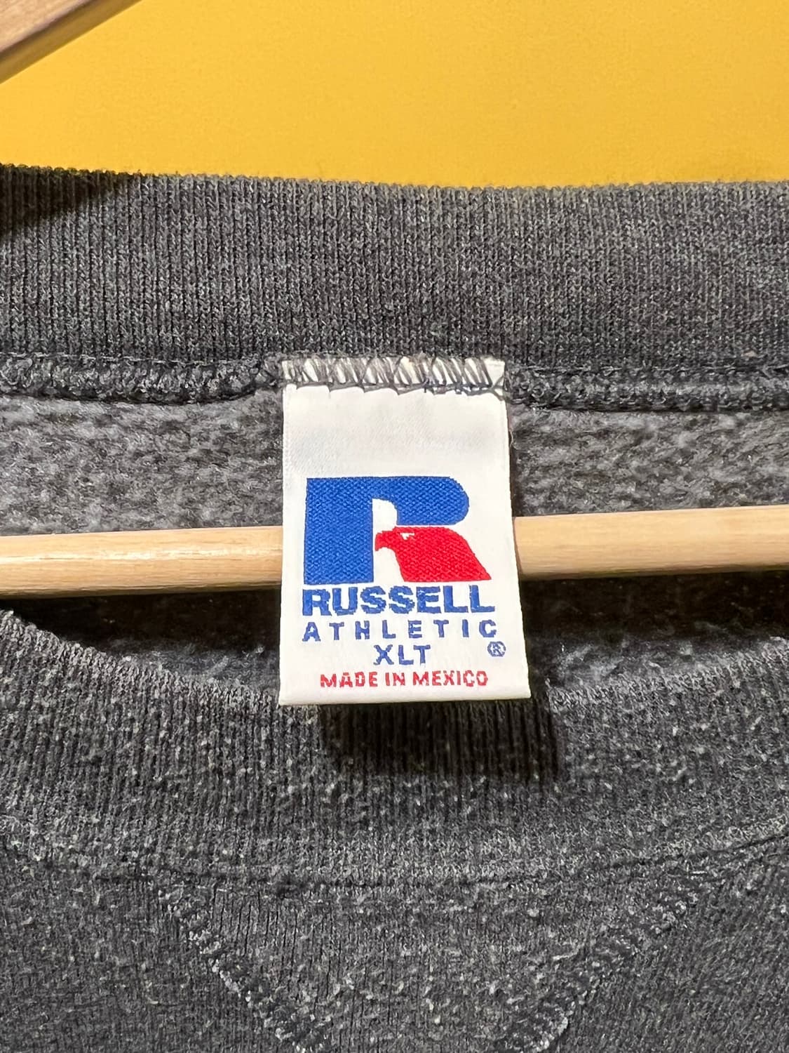 90's [XL] 러셀 애슬레틱 베이직 그레이 맨투맨 기모 스웨트셔츠 상품이미지9