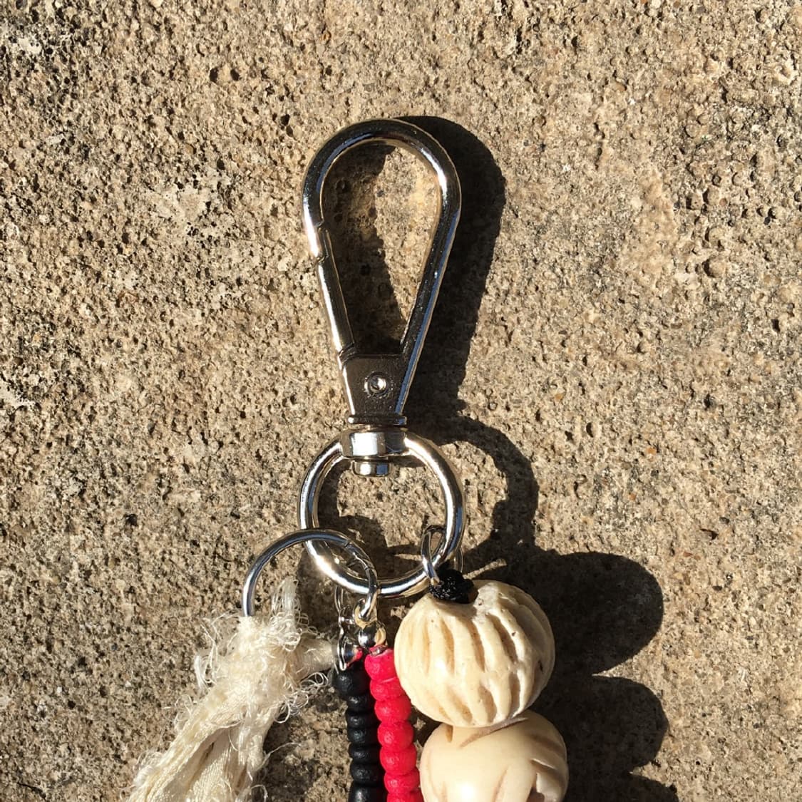 fabric woodball Keyring (handmade) 상품이미지2