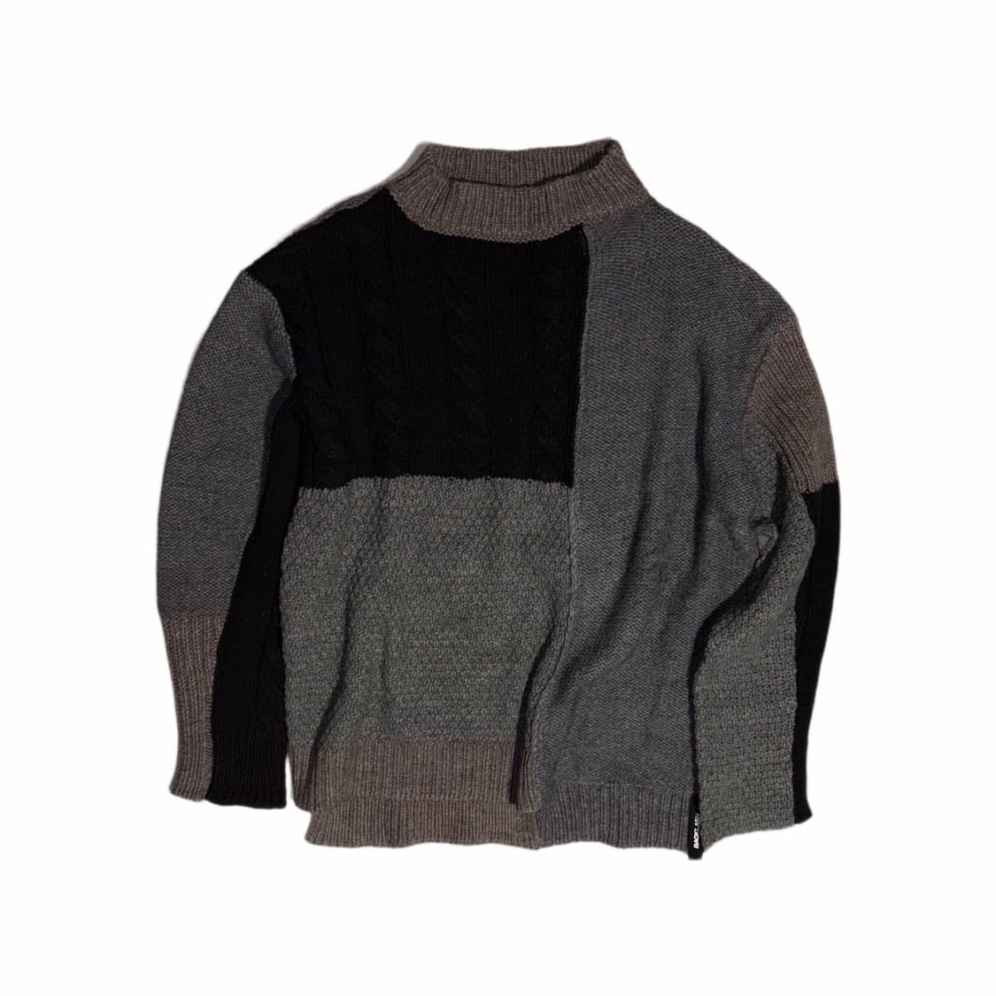 Isamu Katayama  Backlash Patchwork Knit 상품이미지1