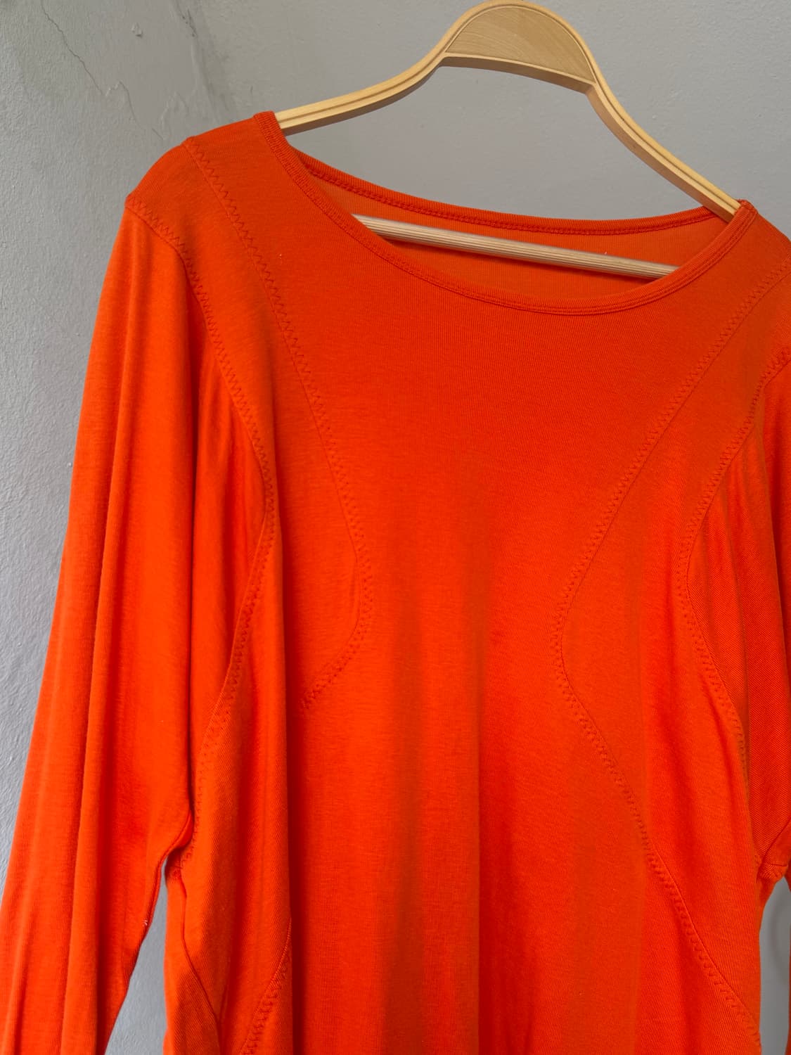 직조•코르셋 디테일 오렌지 탑 상품이미지2