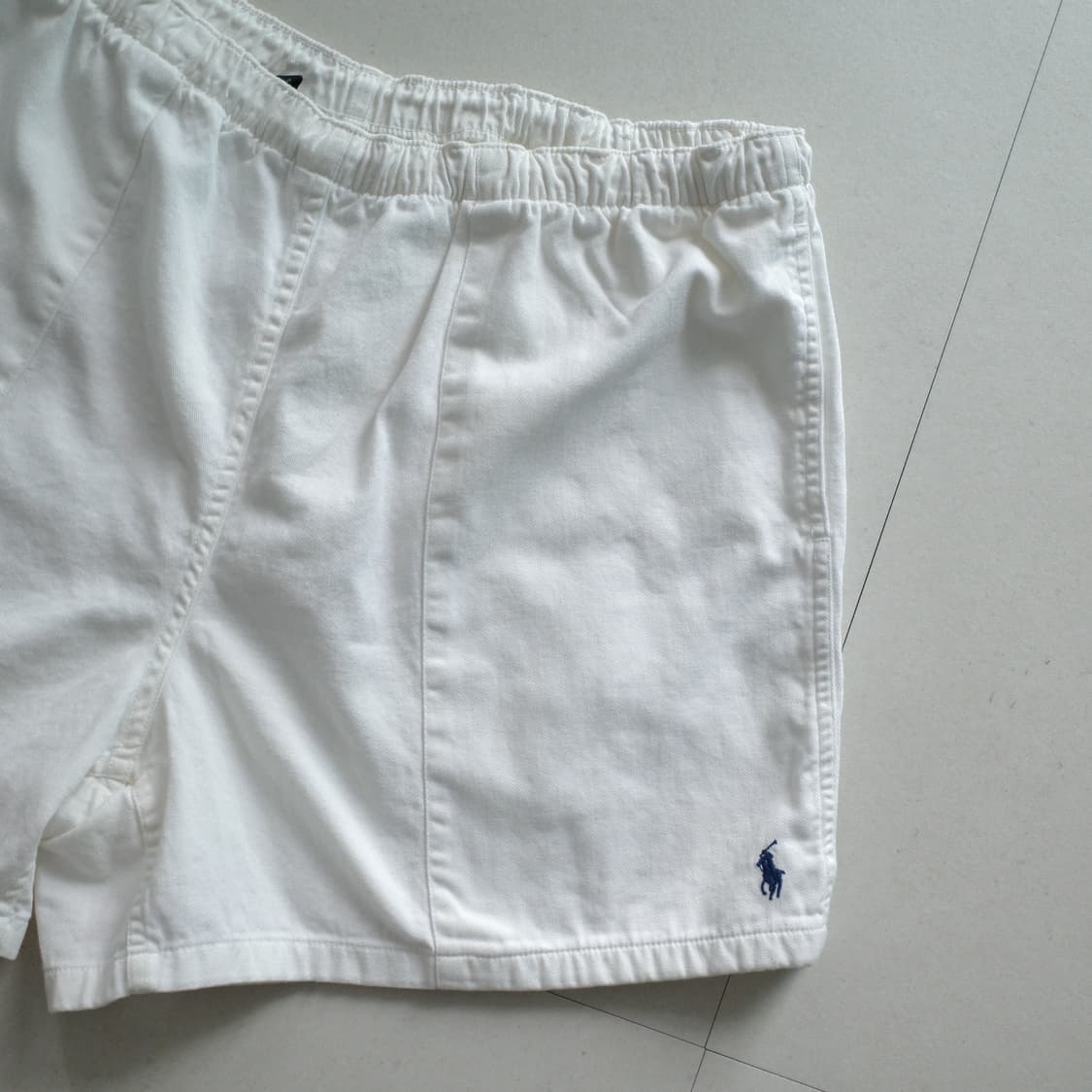 90s 폴로 랄프로렌  프렙스터 MADE IN USA 화이트 반바지 XL 상품이미지3
