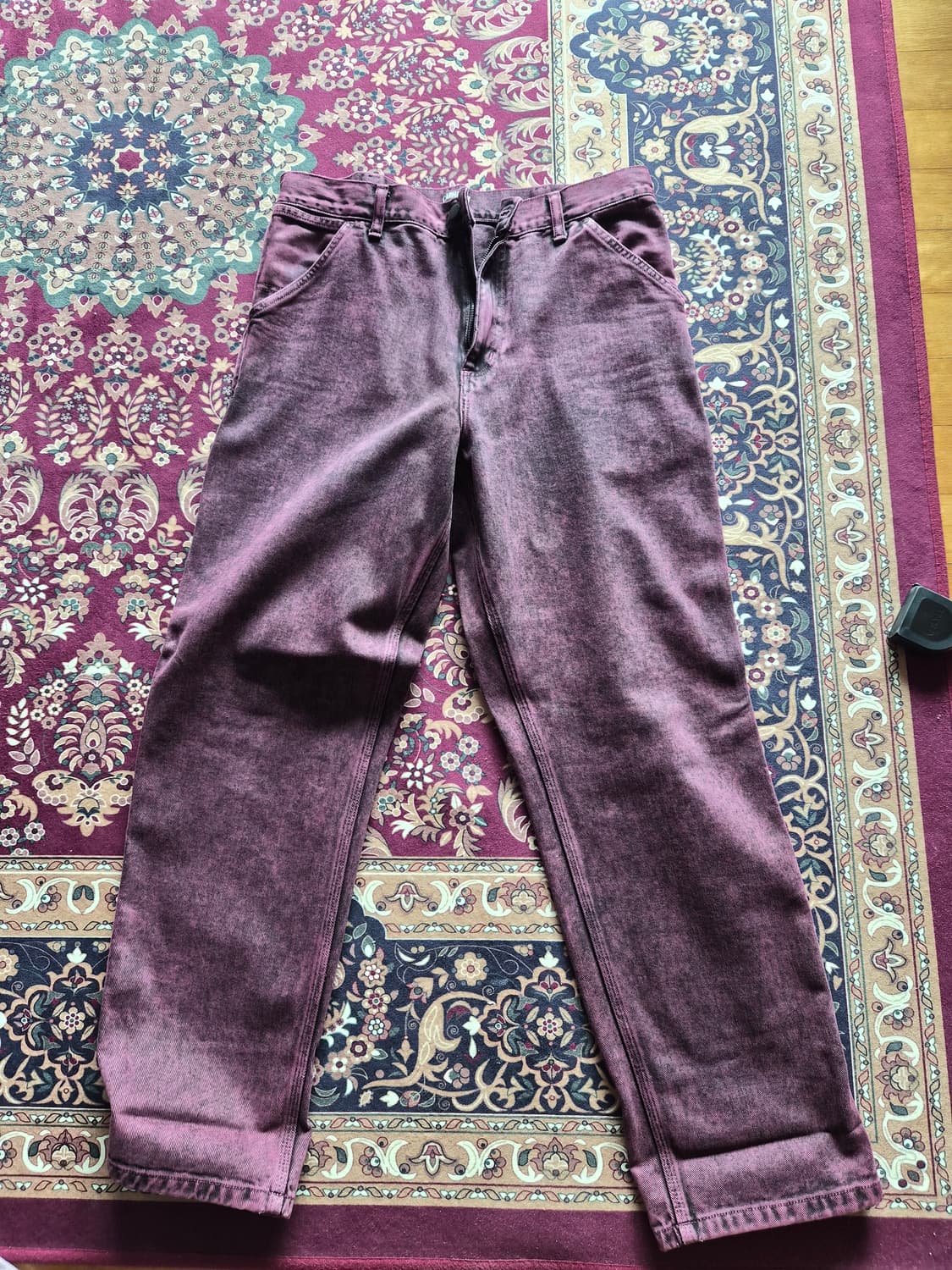 칼하트 WIP 싱글니 데님팬츠 32 상품이미지1