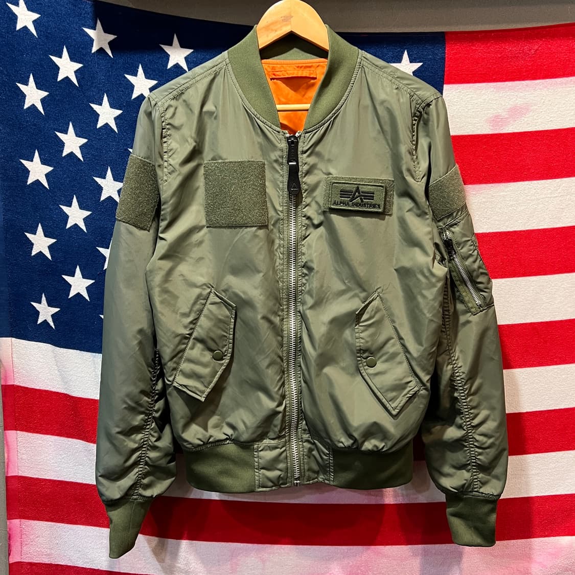 알파인더스트리 MA-1 나일론 자켓 상품이미지1