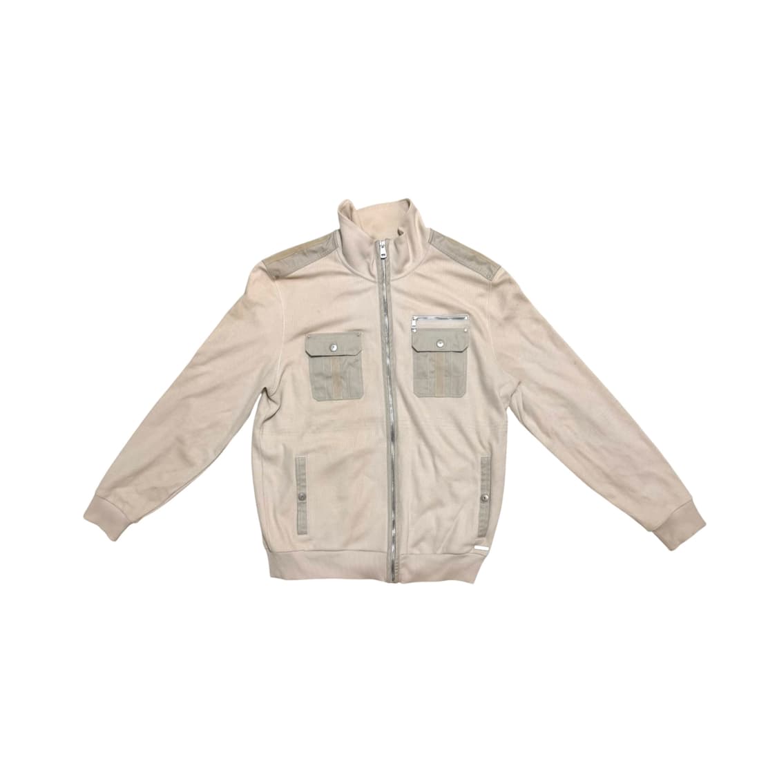 Calvin Klein 밀리터리 테크 무드 니트 집업 자켓 상품이미지1