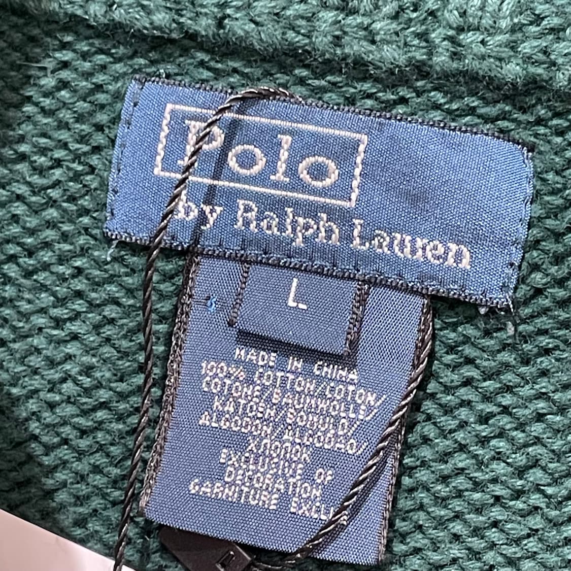 (L) POLO 폴로 랄프로렌 반집업 니트 상품이미지8