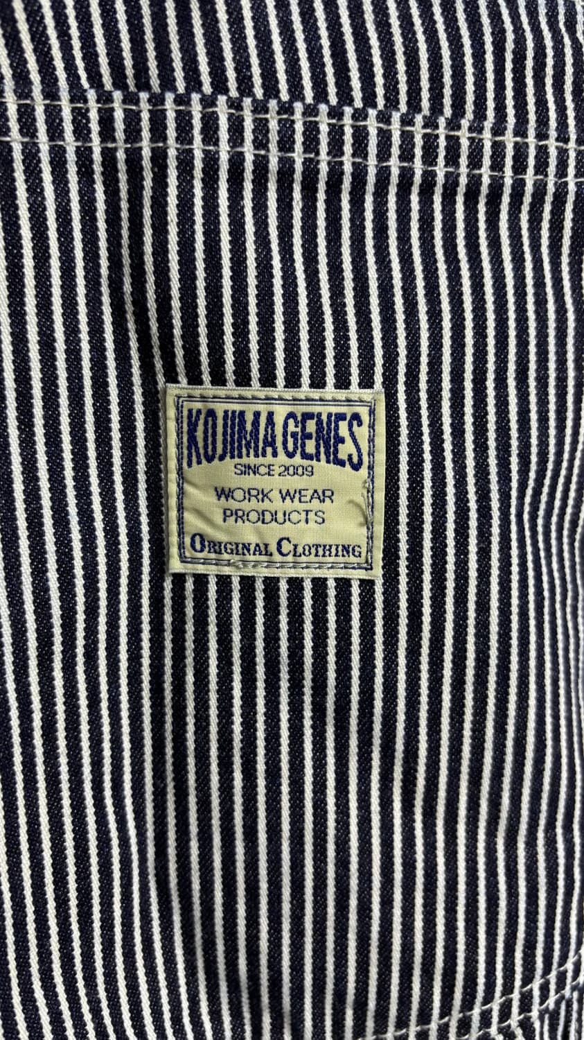코지마 진즈 KOJIMA GENES 스트라이프 데님 논워시 38 상품이미지3
