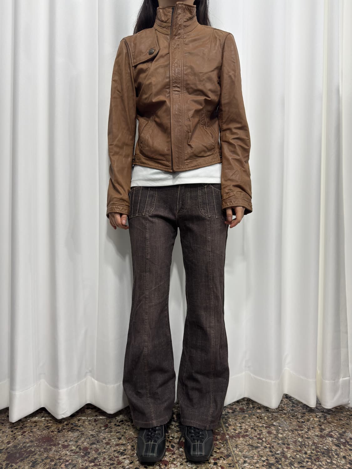 real leather jacket 상품이미지3