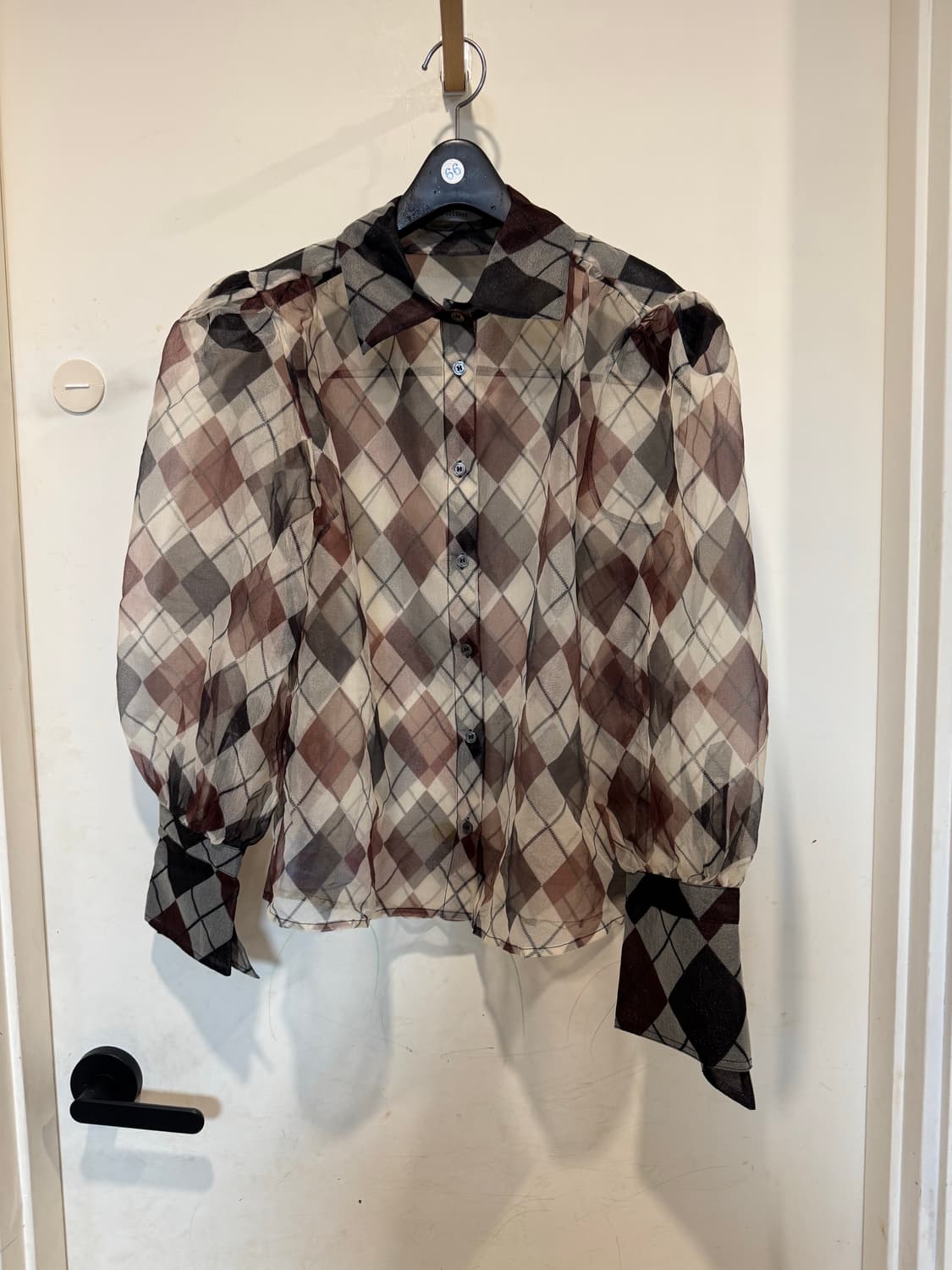 서쿠키 시스루 블라우스 상품이미지4