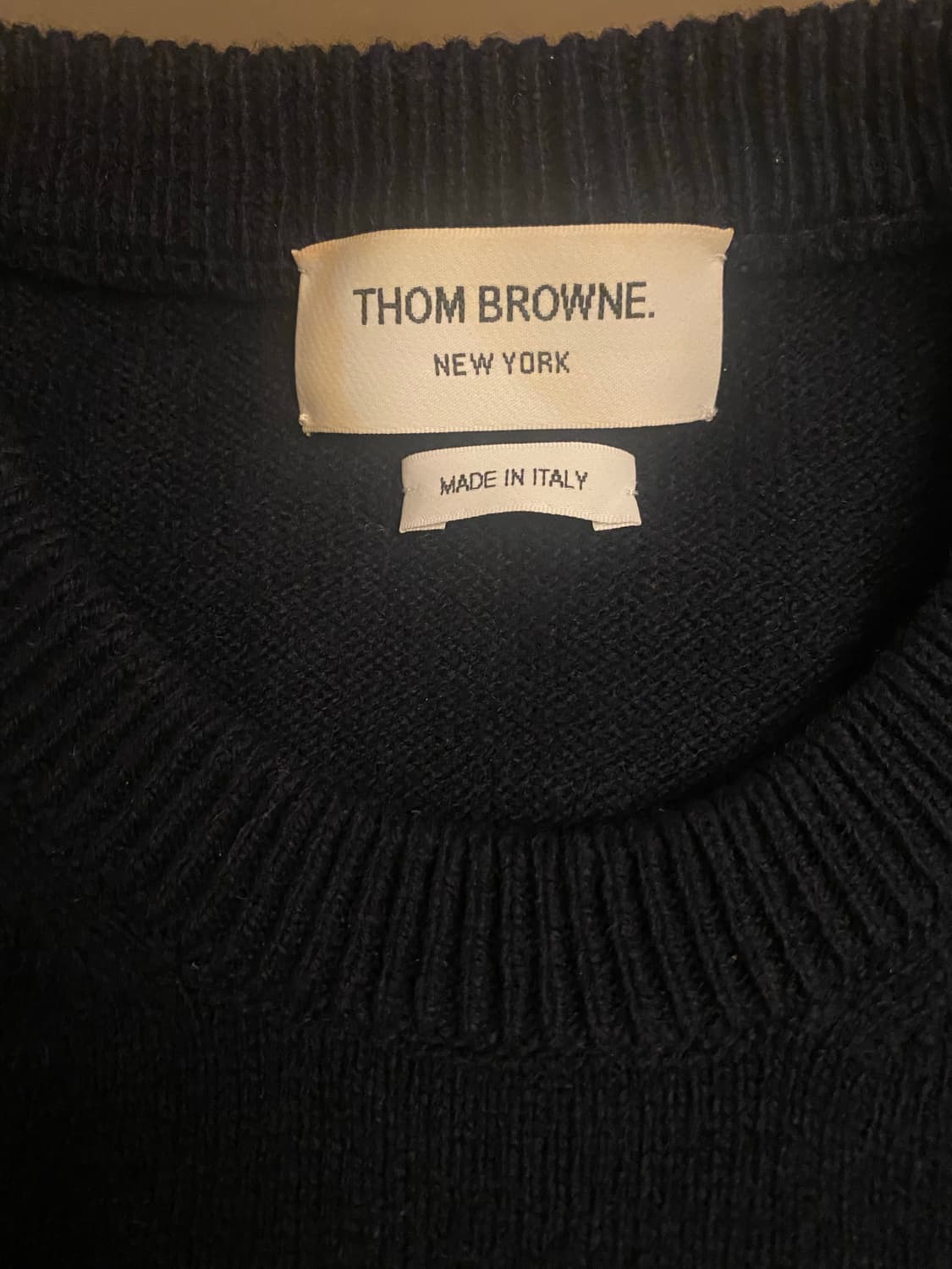 [정품] 톰브라운 밀라노 스티치 암밴드 울 니트 5 사이즈 상품이미지2