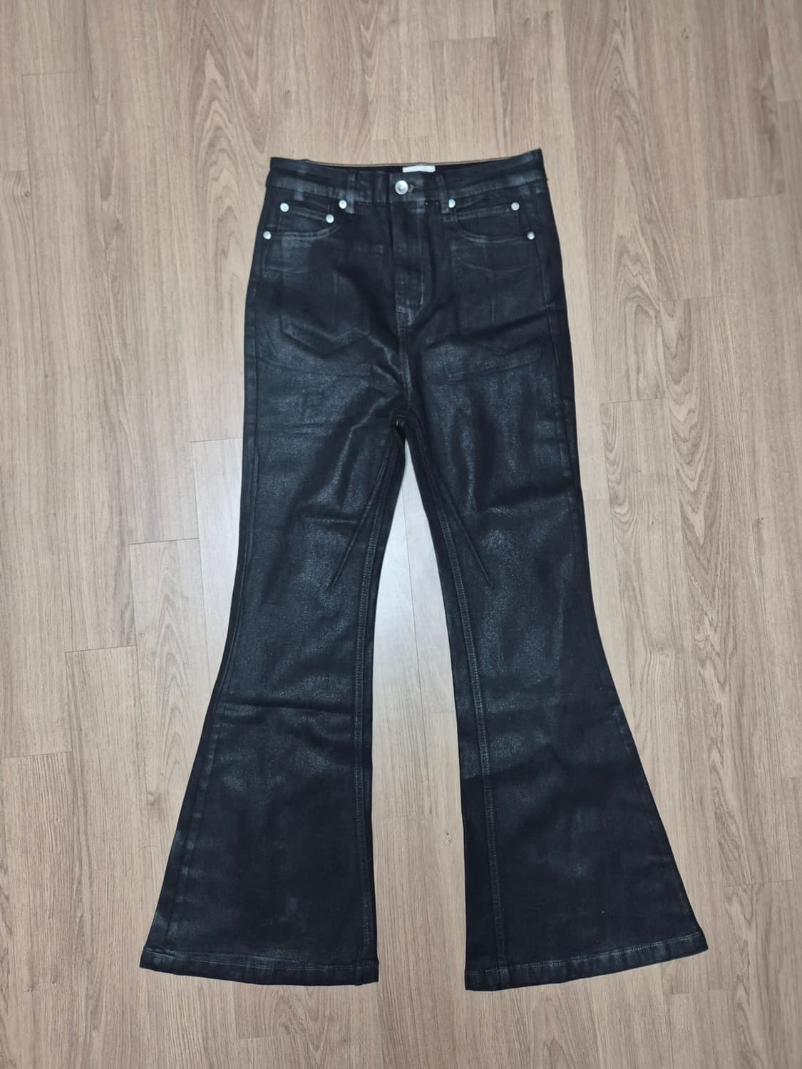 블랙 코팅 플레어진 상품이미지1