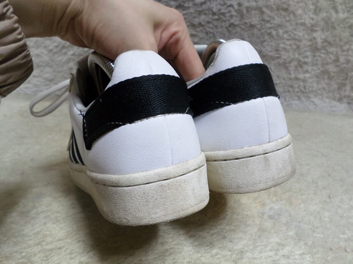 245 아디다스X팔리 슈퍼스타 흰검 운동화 신발  상품이미지6