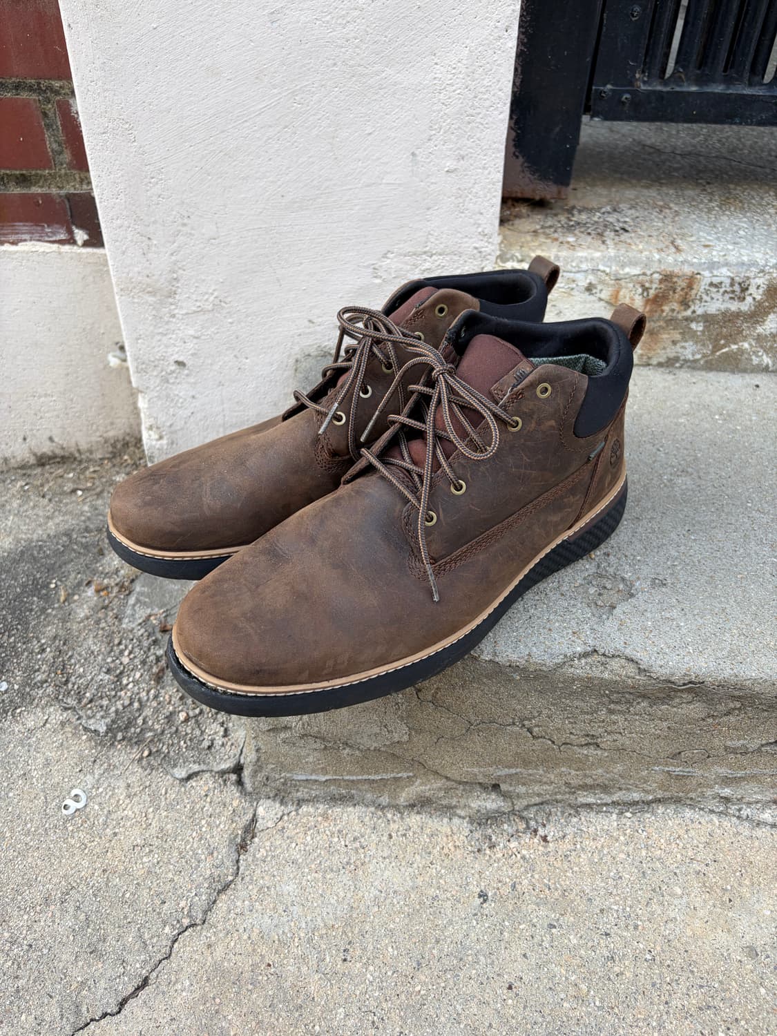 290) Timberland 크로스 마크 레더 부츠 상품이미지2