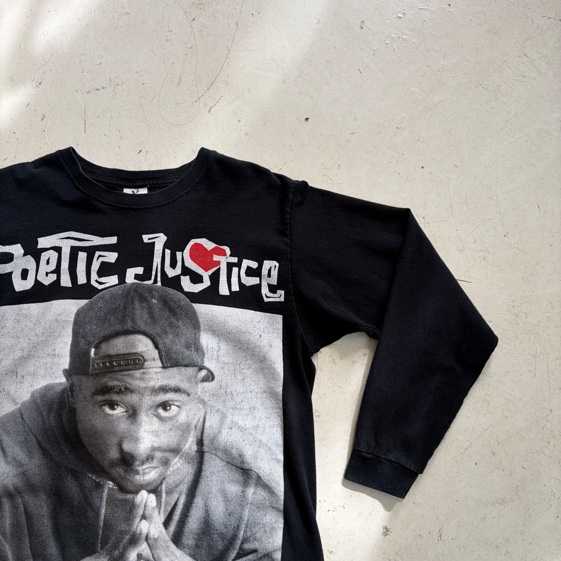 Yazbek 2PAC 포에틱 저스티스 빈티지 롱슬리브 M 상품이미지2