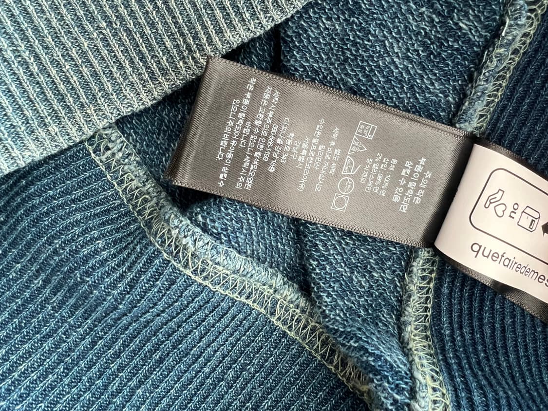 더블알엘 인디고 프렌치 테리 스웨트셔츠 상품이미지7