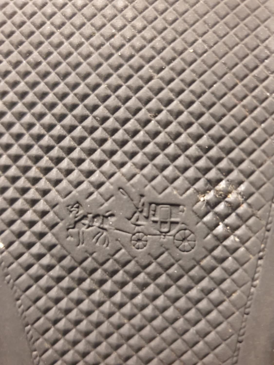 COACH 클래식 은장로고 레더 플랫슈즈 블랙 (245) 상품이미지6