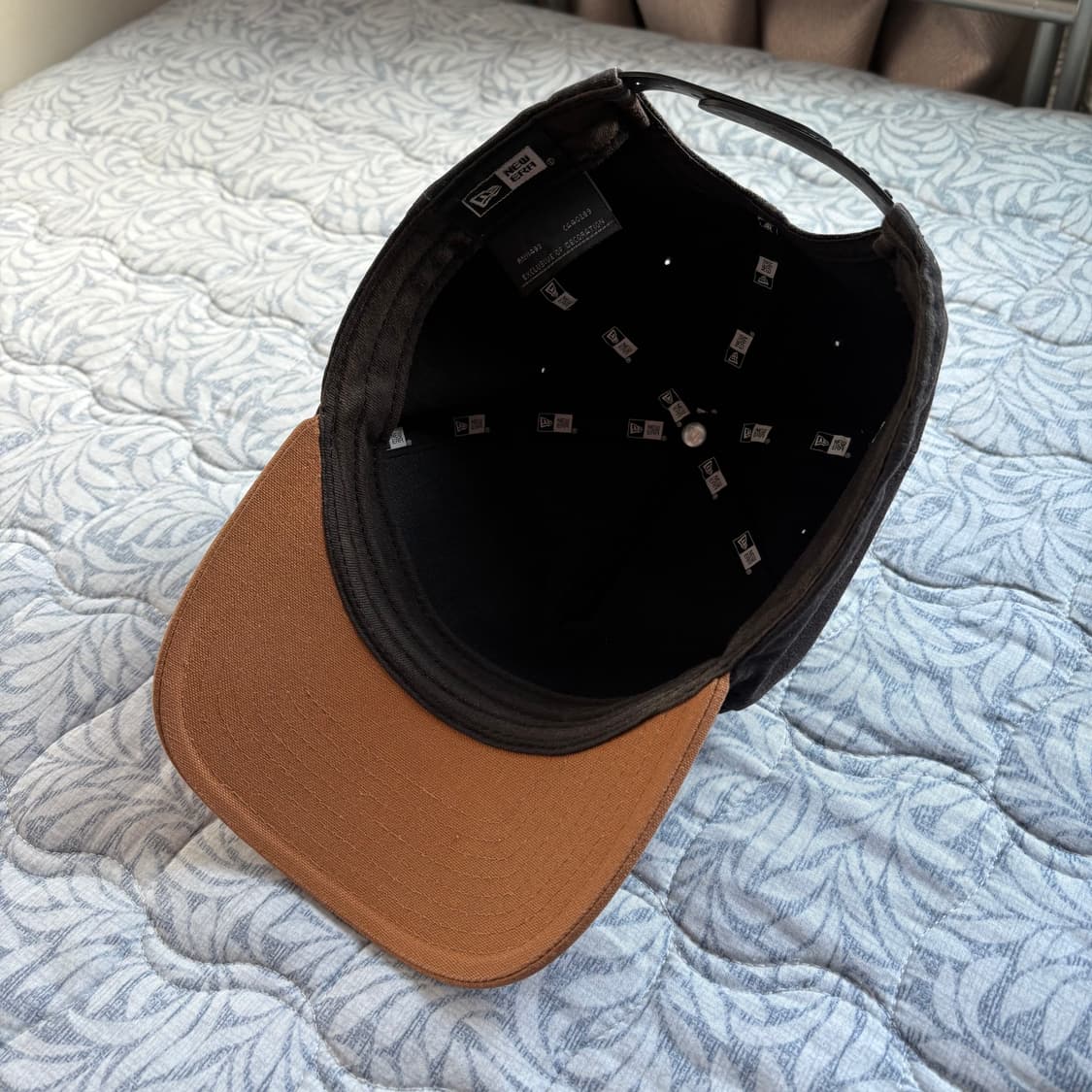 뉴에라 캔버스 가죽패치 캡 상품이미지6